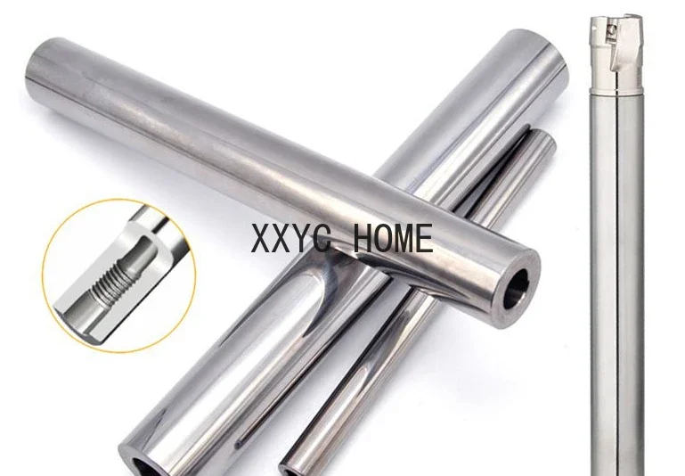 C8 10 12 15 16 19 20 24 25 32 Tungsten Steel Seismic Arbor Lock Tooth Cutter Bar CNC Tool Holder Thread M4 M5 M6 M8 M10 M12 M16