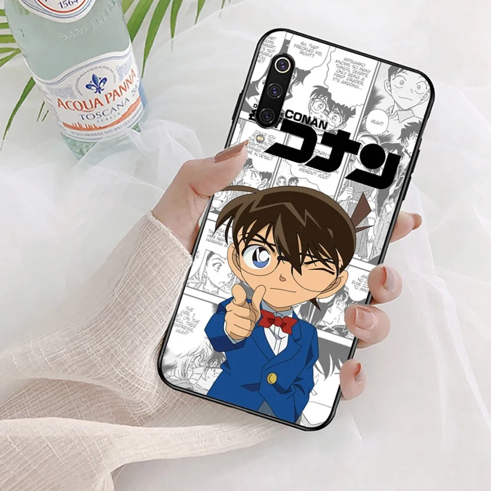 Bilibili Detective Conan Phone Case For Xiaomi Mi 5X 8 9 10 11 12 Lite Pro 10T PocoX3pro PocoM3 Note 10 Pro Lite