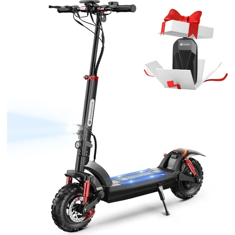 

GT2 Electric Scooter Adults 11" Off Road Tires, 1000W Motor E-Scooter Up to 37 Miles Long Range, 28 MPH Top Speed, Fol