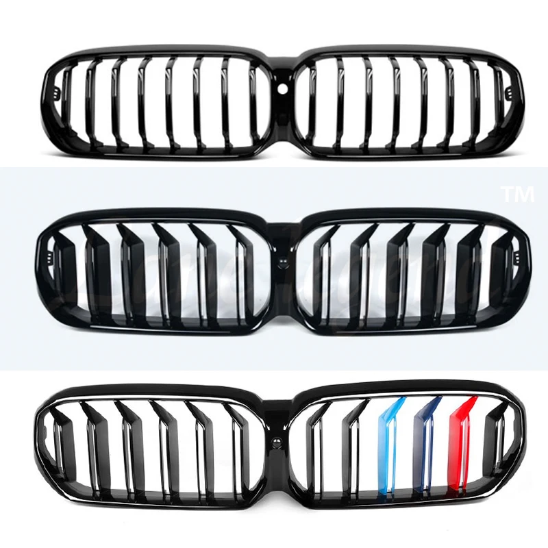 Piano Black Front Bumper Kindey Grille for BMW 5 Series Facelifted G30 Sedan G31 Wagon F90 (M5) (2020 - 2022) Racing Grills