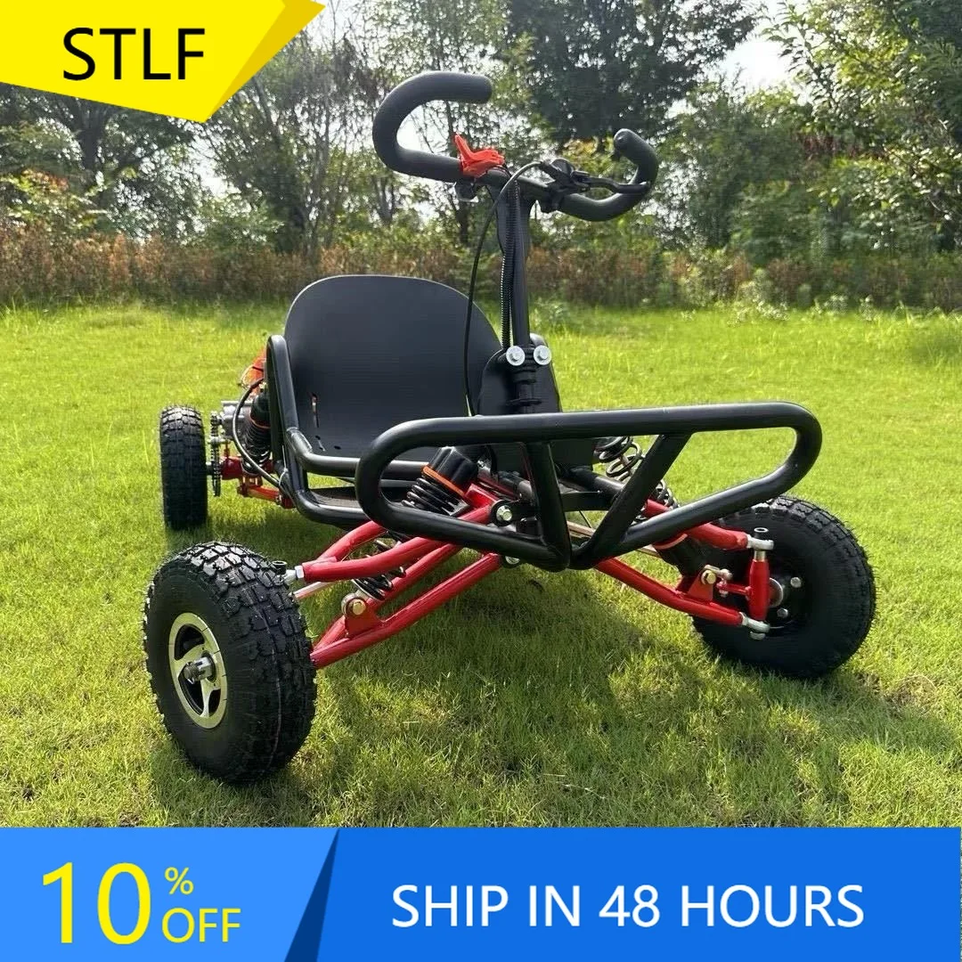

STLFHigh-Speed Powerful 90cc 212cc Go Kart Racing Car for Adults Teens Outdoor Track Competition Drifting and Off-Road