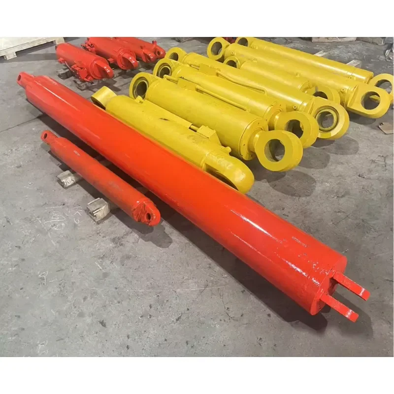 Hard Chrome Plated Steel Tie-Rod Telescopic Hydraulic Cylinders 2-Year Warranty 50MM Inner Tube Diameter