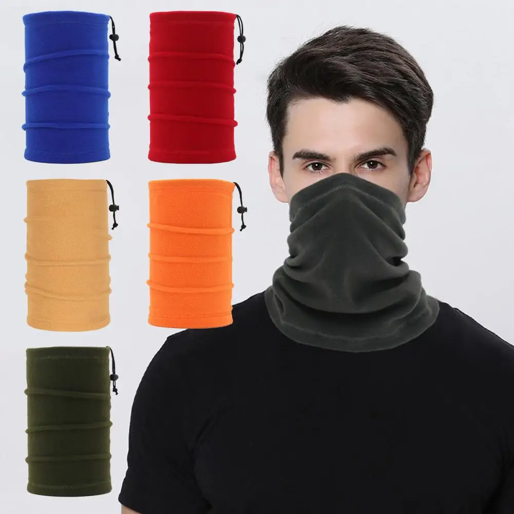 Neck Gaiter Headband Balaclava Tube Face Covers Hiking Scarves Cycling Face Mask Wind-proof Keep Warm Polar Fleece Neck Warmer