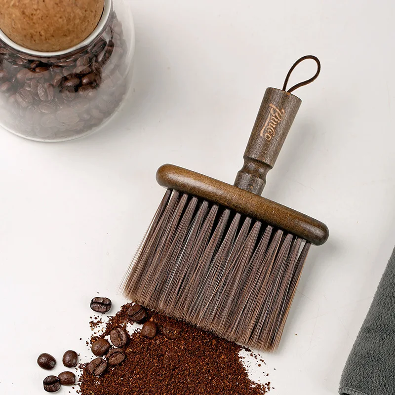 Coffee Machine Cleaning Brush with Handle, High Appearance Level, Household Coffee Powder Cleaning Tools, Sweep Powder, Slit