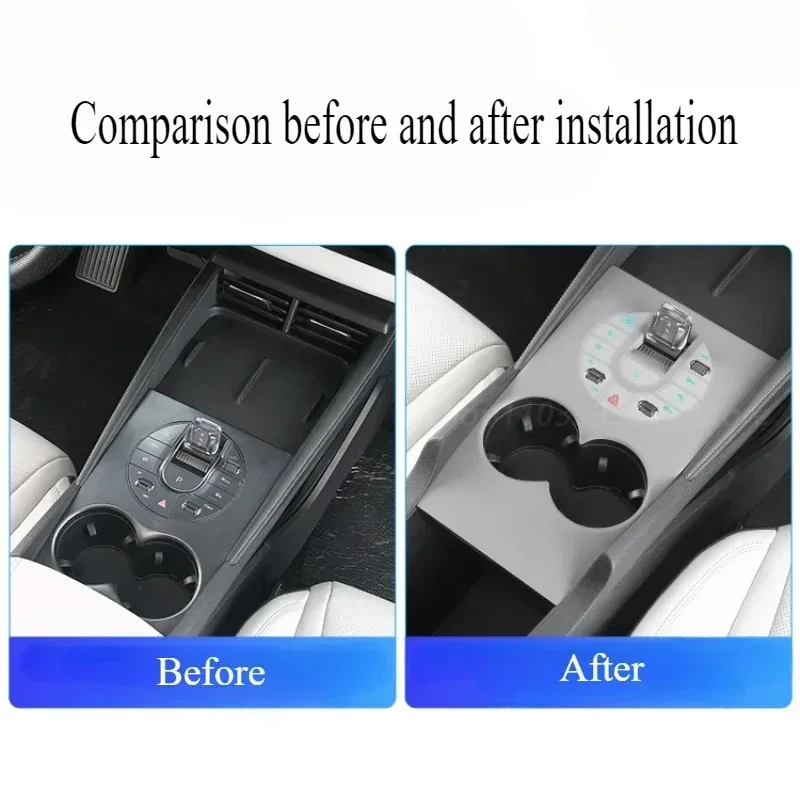 For BYD SEAL 06 DMI Auto Central Control Silicone Protective Pad Car Interior Modification Accessories Gear Scratch-proof Pad