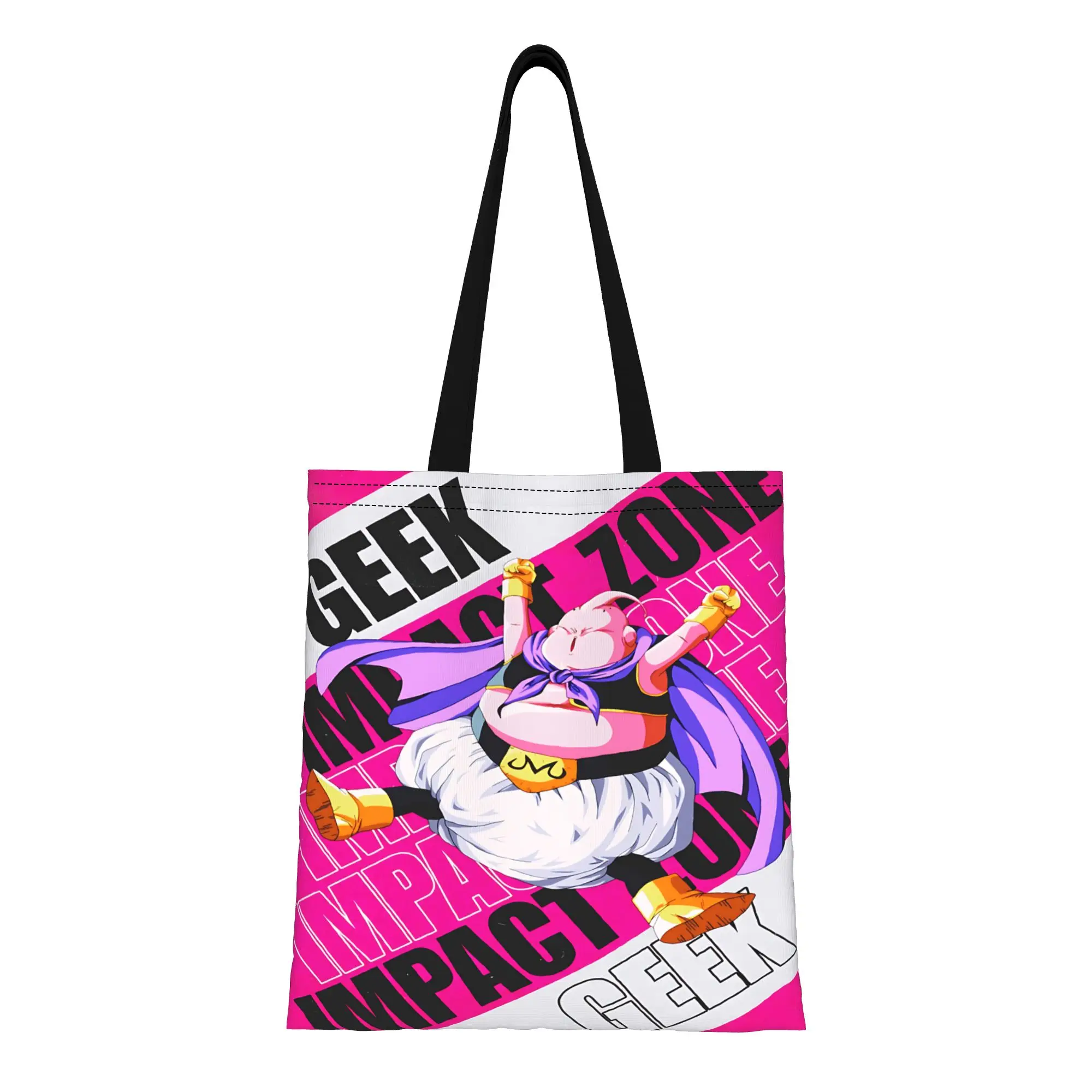 

ita bag back to school Large Capacity Dragon Ball funko Canvas Tote Bag Foldable Chic Pattern Gifts