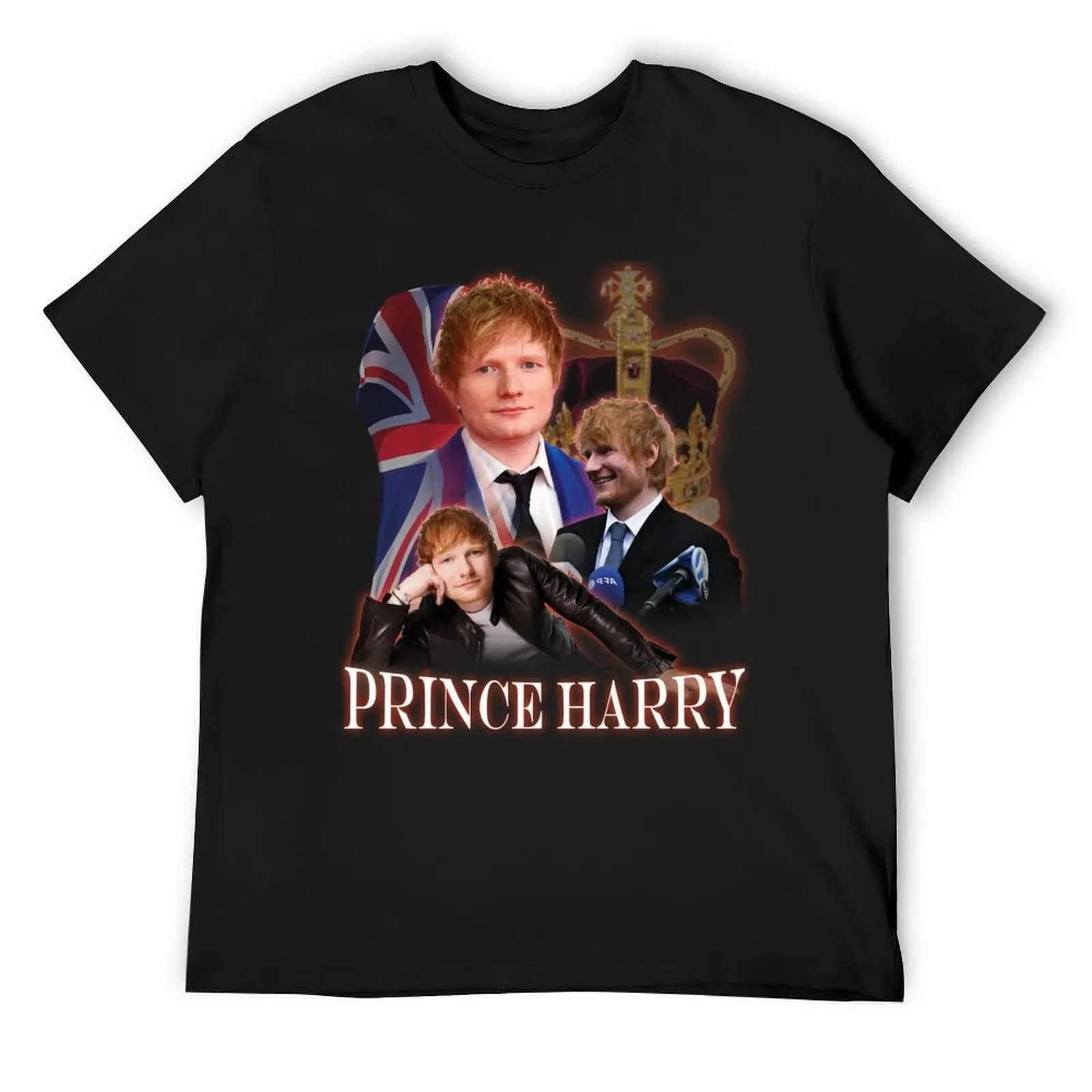 

Prince Harry Parody T-Shirt cotton graphic tees customizeds Louboutins anime tshirt mens designer clothes