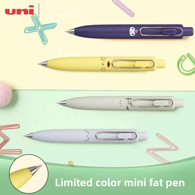 Uni Sanrio إصدار محدود UMN-SP "Koguma Core" قلم جيب صغير Uniball One قلم جل محمول لطيف على الطراز سريع الجفاف بسلاسة
