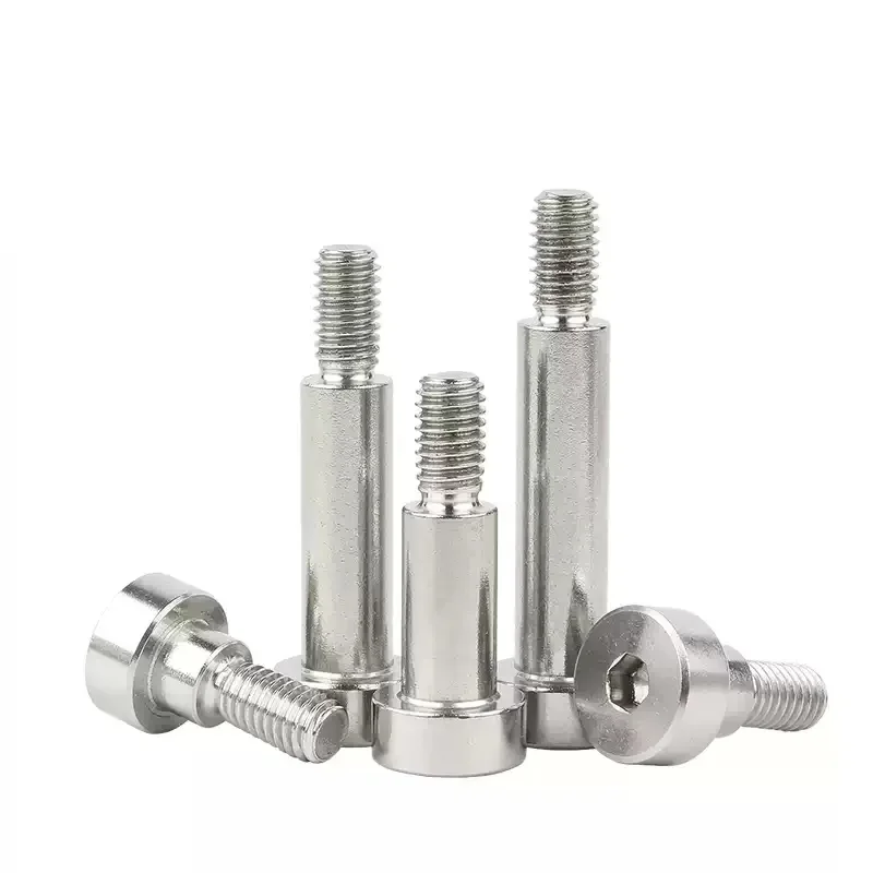 SUS304 Hexagon Socket Shoulder Screws M2 M2.5 M3 M4 M5 M6 M8 M10 Roller Bearing Limit Fixing Machine Screws 4