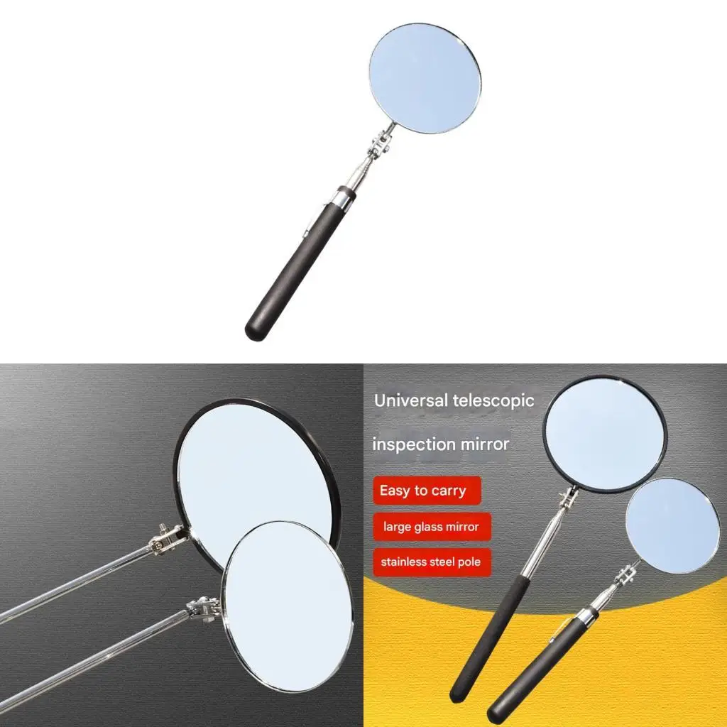 F1CF Adjustable Length Automotive Under Car Inspection Mirror With 360 Flexible