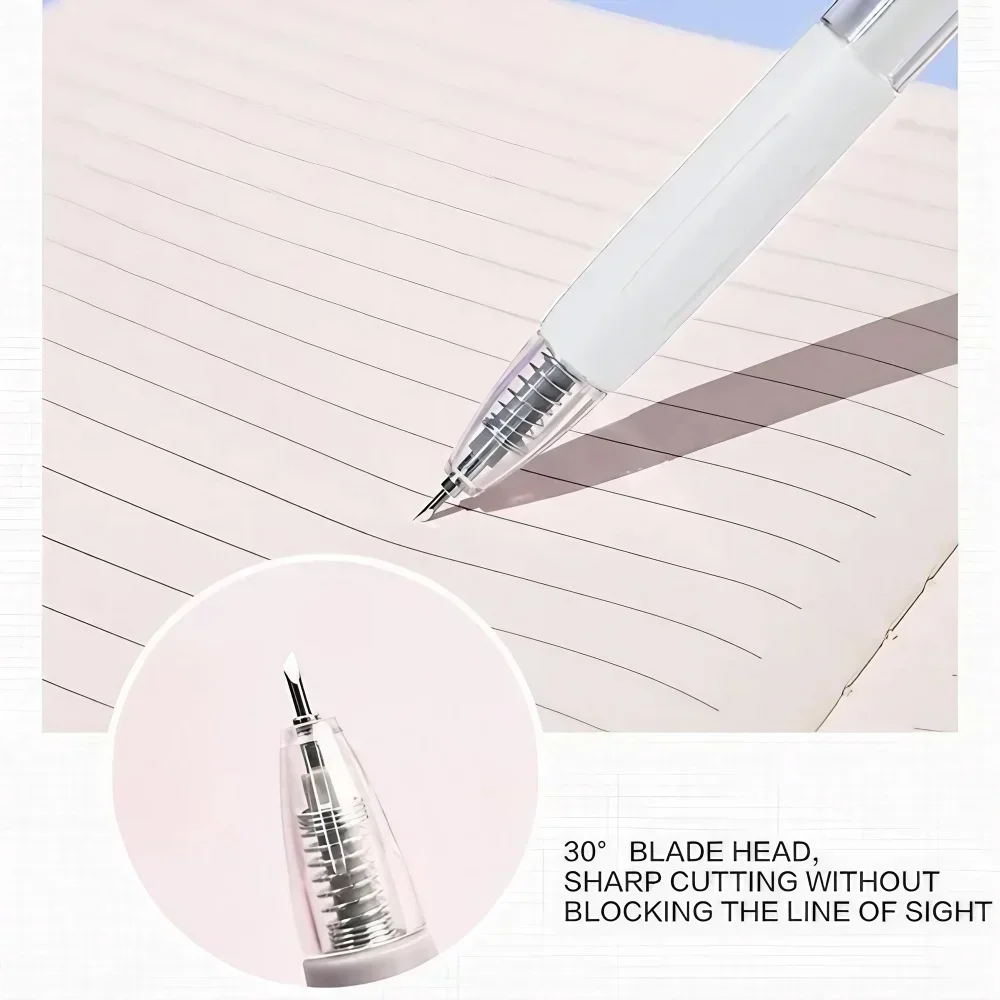 Multi Functional Utility Knife DIY Craft Art Cutter School Supplies Pen Knife for Scrapbooking Sticker Cutting Tool