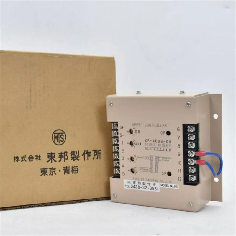 

XS-400B-03 Speed Control Board Electronic Speed Governor Toho Manufacturing Co., Ltd. Mitsubishi Diesel Generator Set Speed Cont