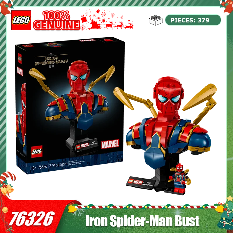 

LEGO Building Blocks Assemble Superhero 76326 Iron Spider Man Mech Boys and Girls Toys Birthday Christmas Gift