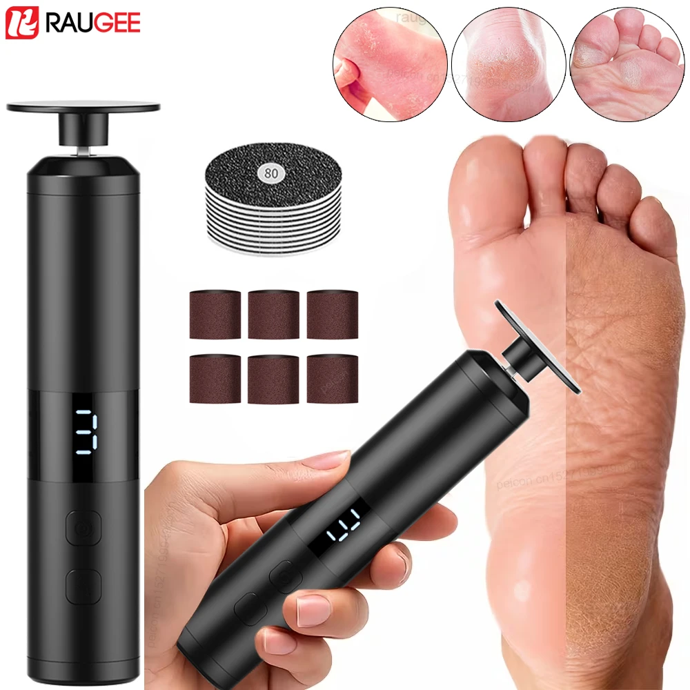 

Electric Foot File Automatic Callus Remover Portable Rechargeable Electric Pedicure Device for Hard and Cracked Skin Heels