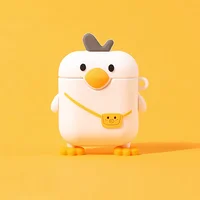 Étui 3D en forme de biscuits au chocolat et de pain pour AirPods 1 2 3 4 5 Pro, étui mignon de dessin animé pour écouteurs AirPods Pro2 Pro3, coque souple en silicone 3