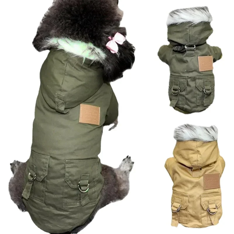 Winter Dog Clothes Puppy Pet Dog Coat Jacket For Small Medium Dog Thicken Warm Chihuahua Yorkies Hoodie Pets Clothing