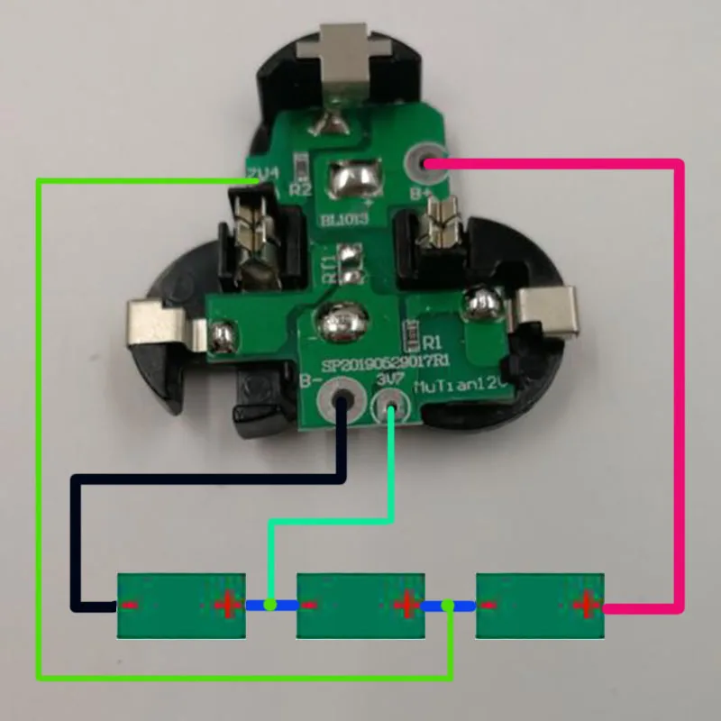 BL1013 Lithium Battery Plastic Case PCB Circuit Board For Makita 12V 10.8V Li-ion Battery Pack 194550-6 194551-4 BL1013 BL1014