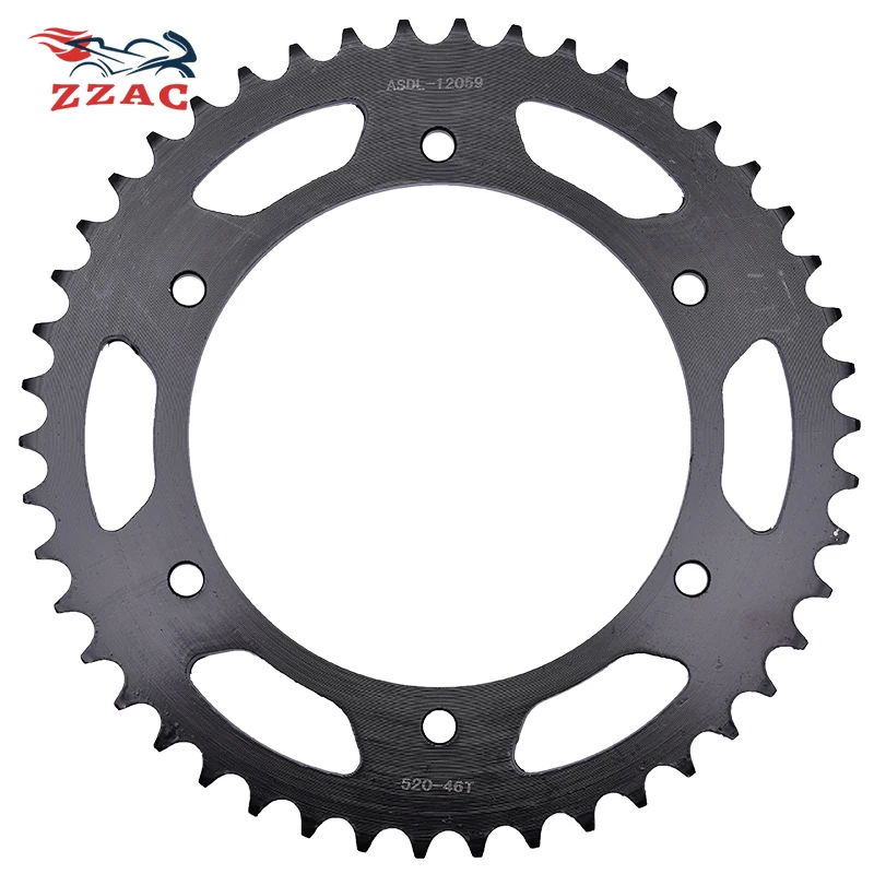 

520 46T Motorcycle Rear Sprocket Staring Wheel For Hyosung GT250 Sport/Comet/Comet FI /EFI/i Naked EFI GT250 R GT 250 2004-2015