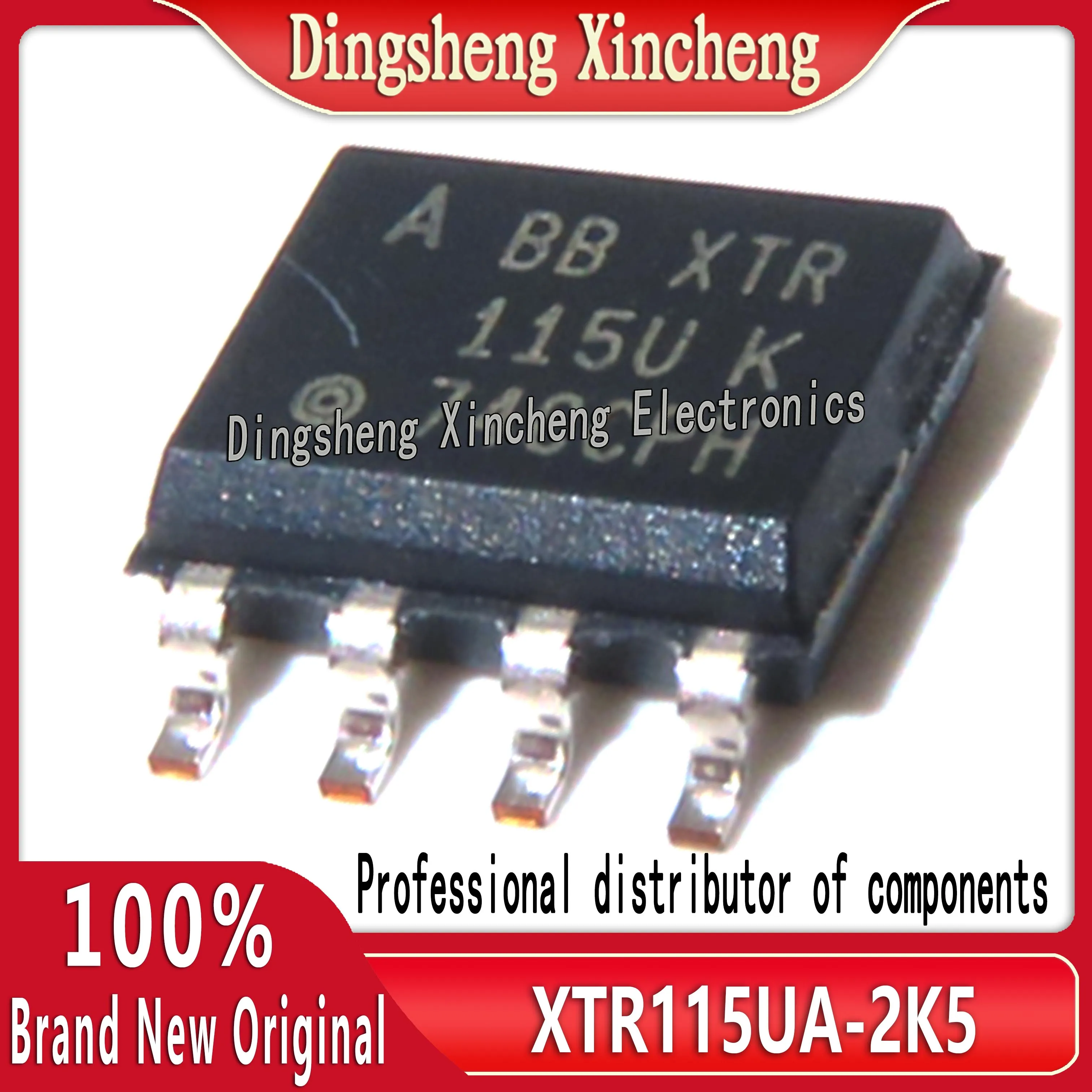 New original XTR115UA/2K5 XTR115UA SMT SOP-8 current transmitter transceiver chip