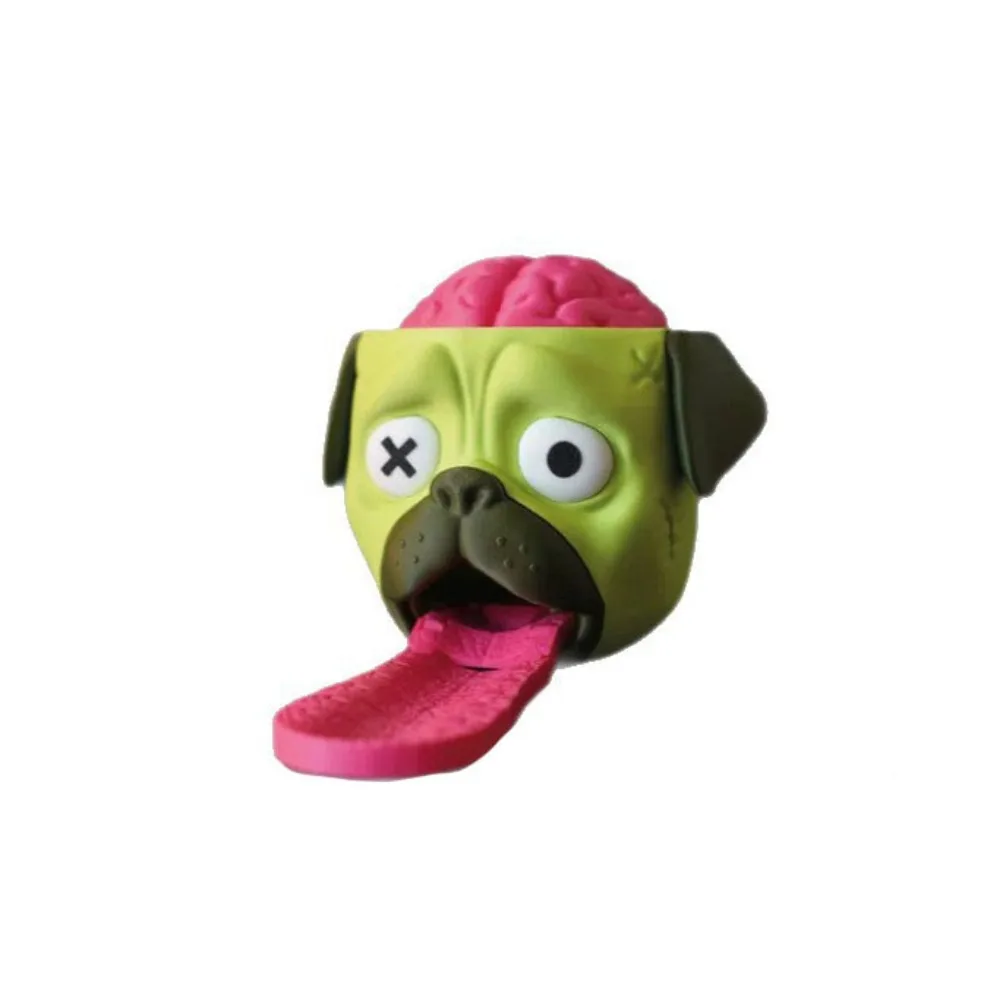 

Push Pug Candy Dispenser Spooky Style Zombie Pug Zombiepug Candy Machine Automatic Dispensing Candy Storage Container Gift