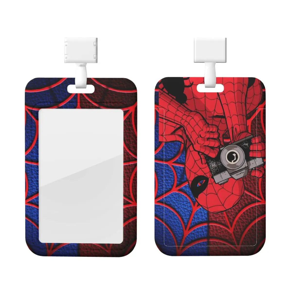 

Пользовательские держатели для бейджей «Человек-паук» для офисного держателя карт, унисекс, шейный ремешок с супергероем, держатели для кредитных карт, шейный ремешок