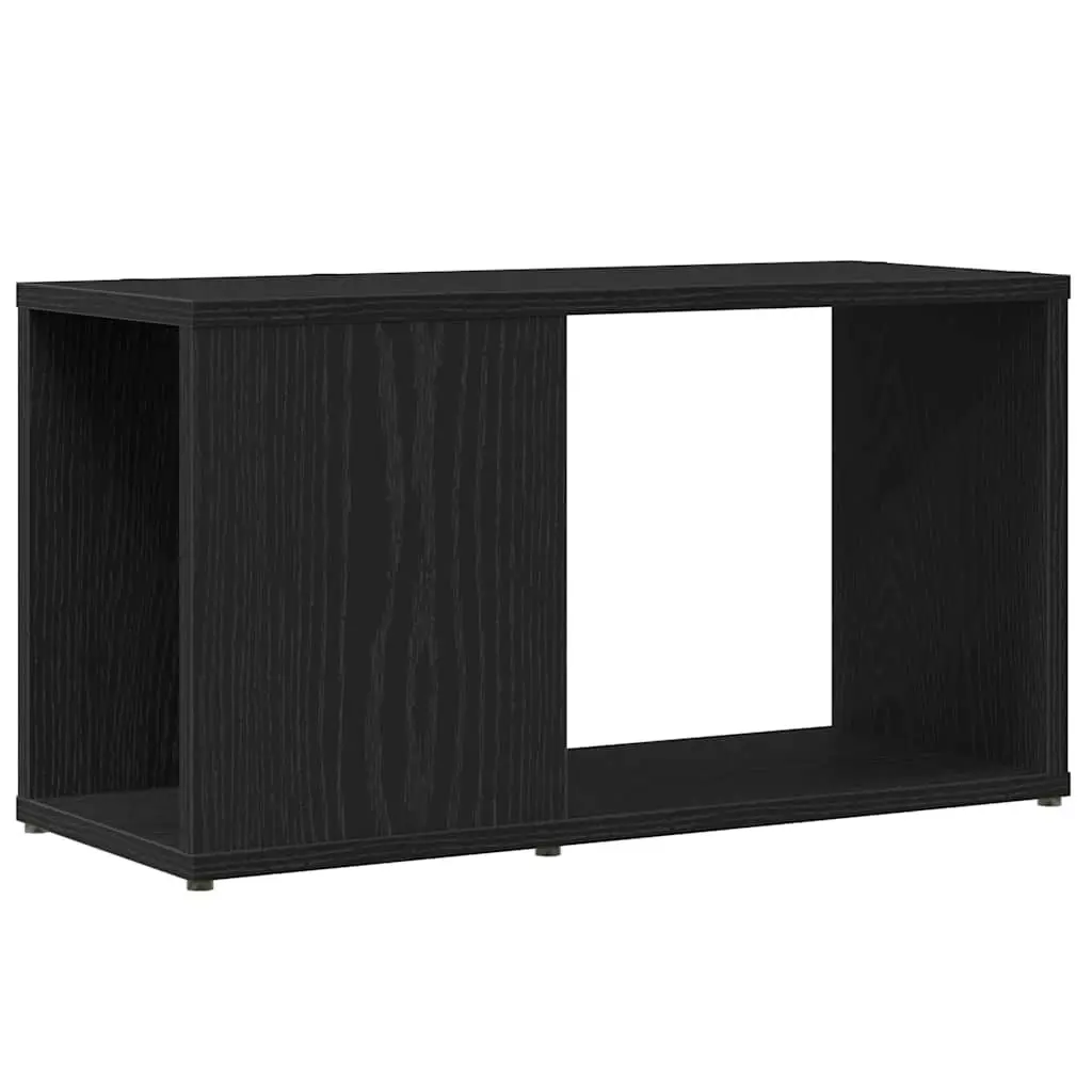 

TV Cabinet Black Oak Engineered Wood TV Cabinet Rectangular