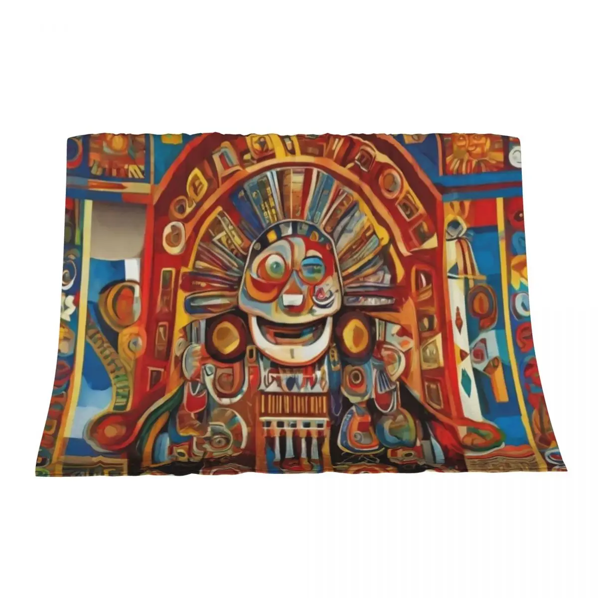 

Vibrant Treasures of Peruvian Art Throw Blanket Blankets For Bed Custom Large Blankets