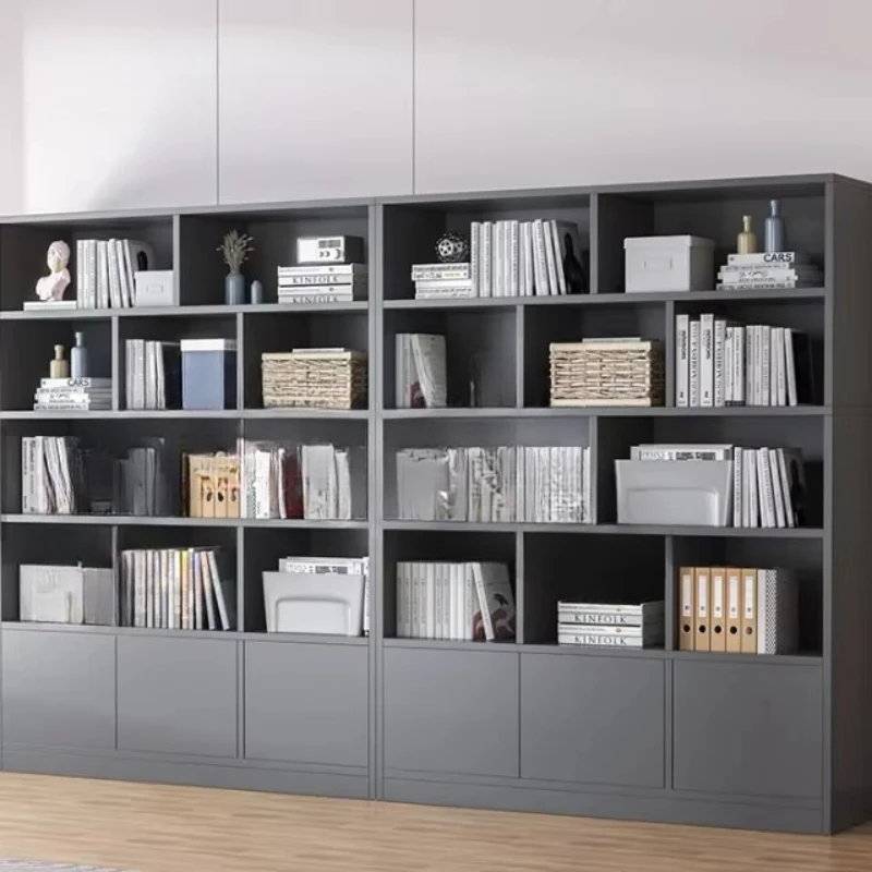 

With vertical shelving and lower drawers for home or school living room furniture