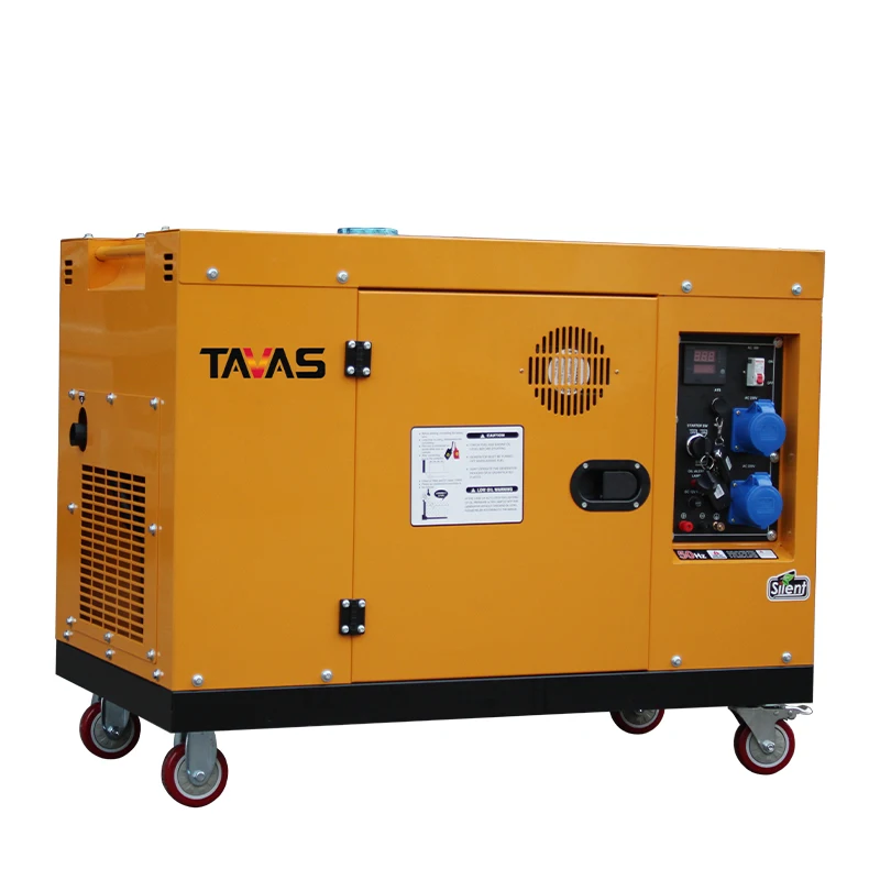 

Hot sale 6KVA Super Silent 6KW Air Cooled 1 phase Soundproof 6KVA Dies el Generator for sale