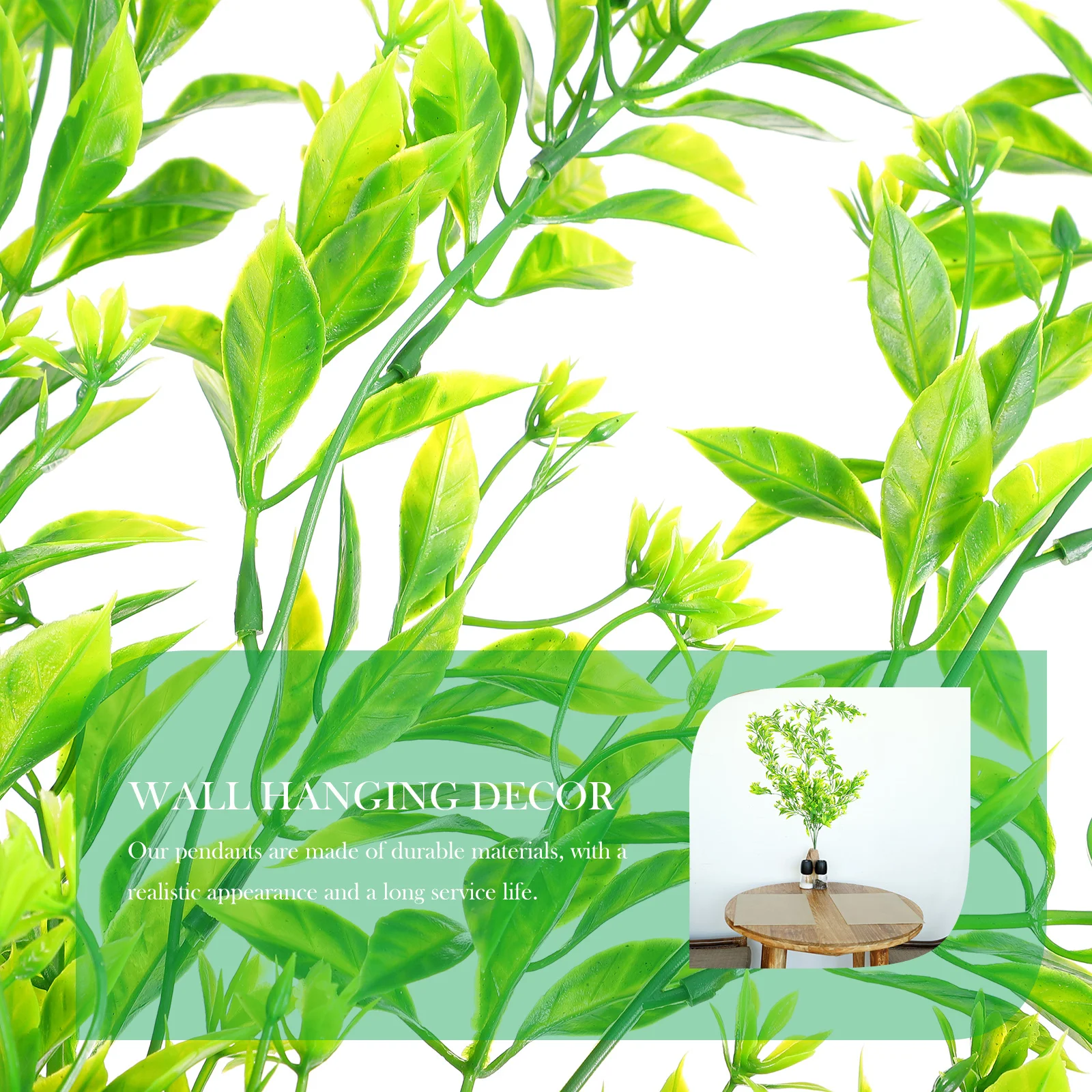 2 قطعة زهرة البرتقال الاصطناعية الكرمة الجدار الشنق النباتات الخضراء ديكور واقعية الروطان محاكاة زهرة البرتقال الكرمة