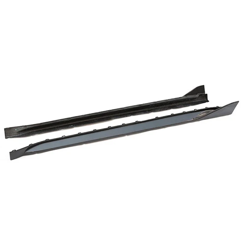 Real Dry Carbon Fiber Side Skirts Extension Kit Fit for M4 G82 G83
