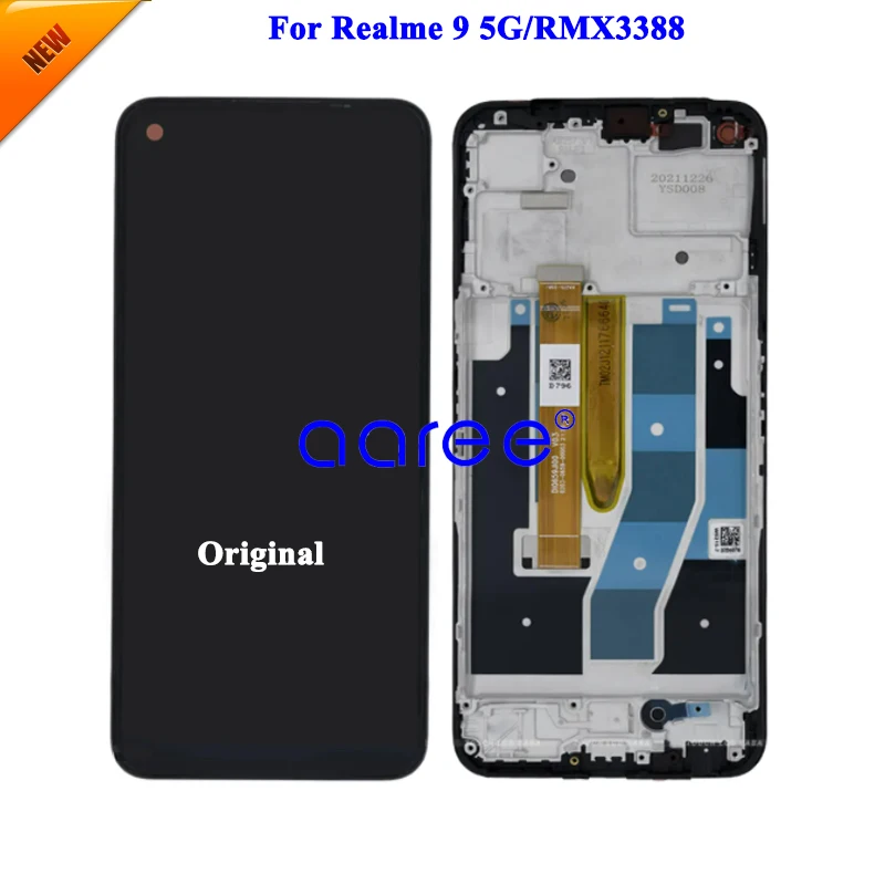 AMOLED LCD Screen Original For Oppo Realme 9 4G LCD  For Realme 9 5G LCD Screen Touch Digitizer Assembly