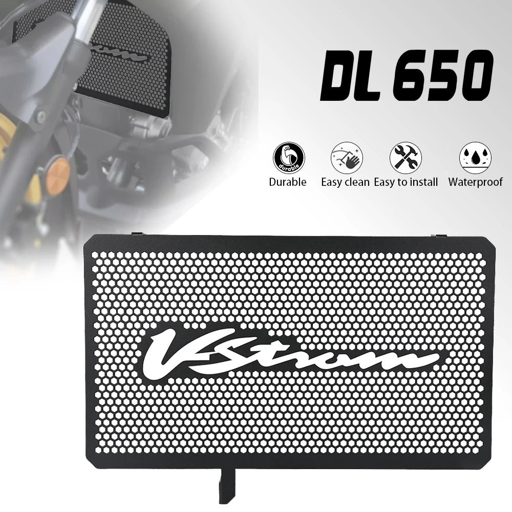 

DL650 XT Motorcycle FOR Suzuki V-STROM DL650 2013-2020 VSTROM DL650XT 2019-2021 Aluminum Radiator Grille Cover Guard Protection