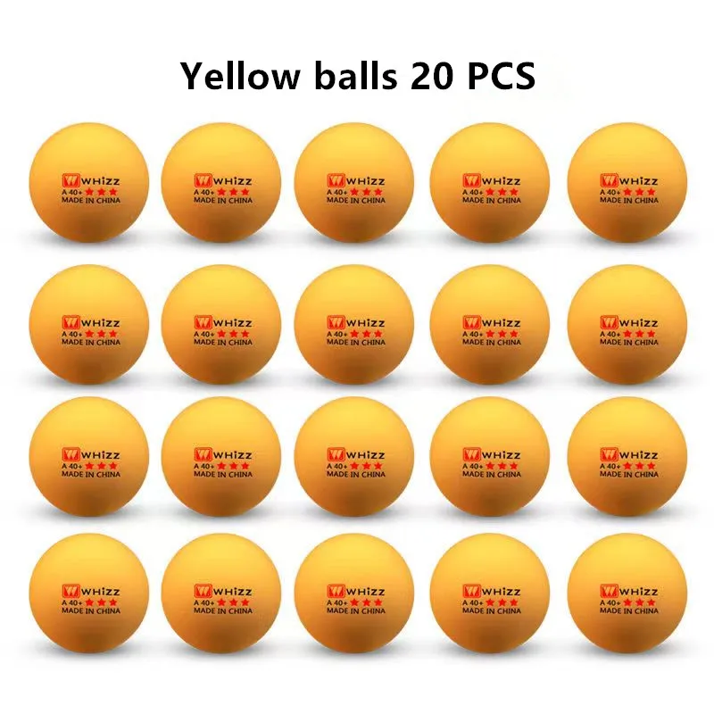 WHIZZ 3-Star 40+ ABS Table Tennis Balls 20-100 PCS