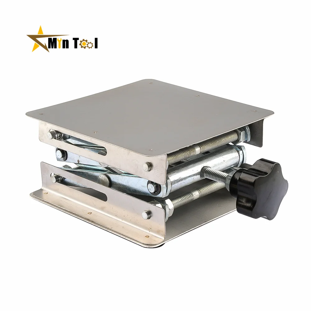 Lifter Router แผ่นงานไม้เครื่องจักรแกะสลักห้องปฏิบัติการขาตั้งยกยกคู่มือแพลตฟอร์มช่างไม้ Hand Tool