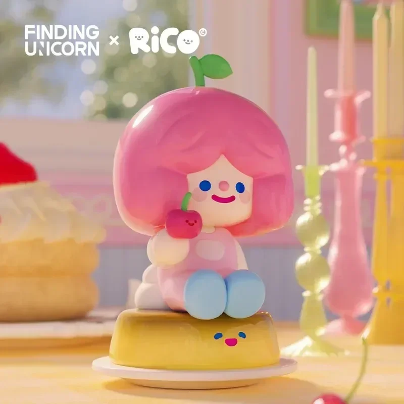 Menemukan Unicorn RiCO Seri Waktu Manis Bahagia Mainan Kotak Buta Kotak Misteri Figur Aksi Asli Boneka Tas Menebak Hadiah Model Kawaii