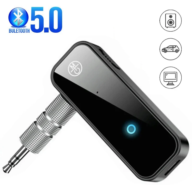 New Wireless Adapter 2 In 1 Bluetooth 5.0 Receiver Transmitter 3.5mm Jack For Car Music Audio Receiver Aux Earphones Handsfree