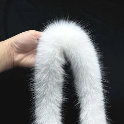 1M Faux Fur Ribbon Tapes DIY Apparel Sewing Fluffy Trim Trimming Fabric Sewing Costume White Plush Fur Coat Garment Decoration