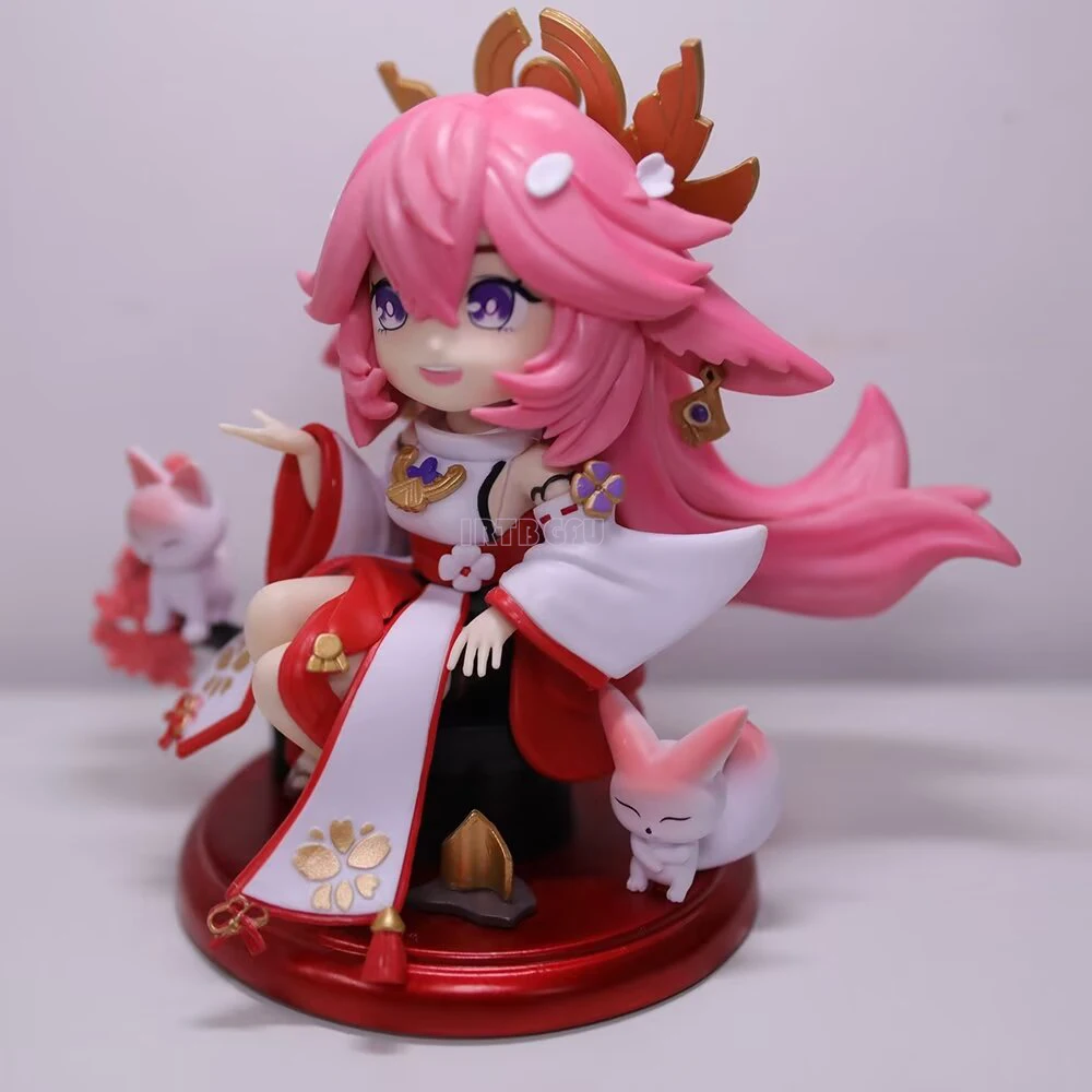 Yae Miko Kafka Honkai Impact Yoimiya Genshin Impact Q version Kamisato Ayaka Anime Figure Toy Game PVC Action Figure doll