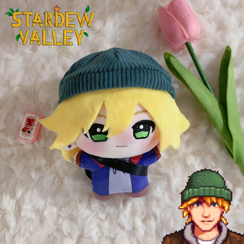 Game Stardew Valley Sam Sebastian Haley Abigail Cosplay Doll Plush Stuffed Cotton Dolls Cute Room Decoration Unisex Soft Prop