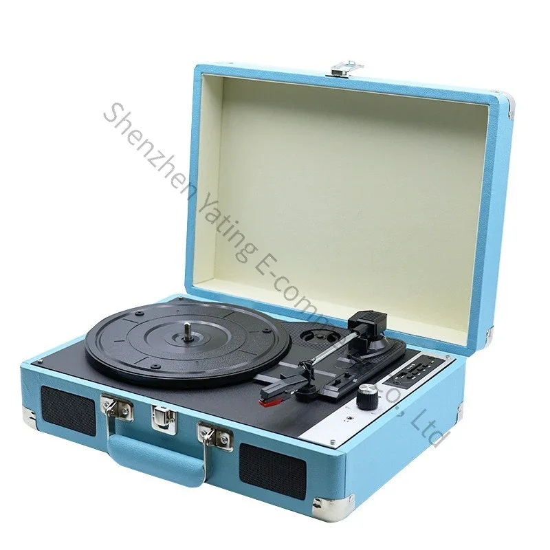 

2026　European Gift Bluetooth Audio Record Player LP Retro Vinyl Record Player Living Room Decoration Phonograph
