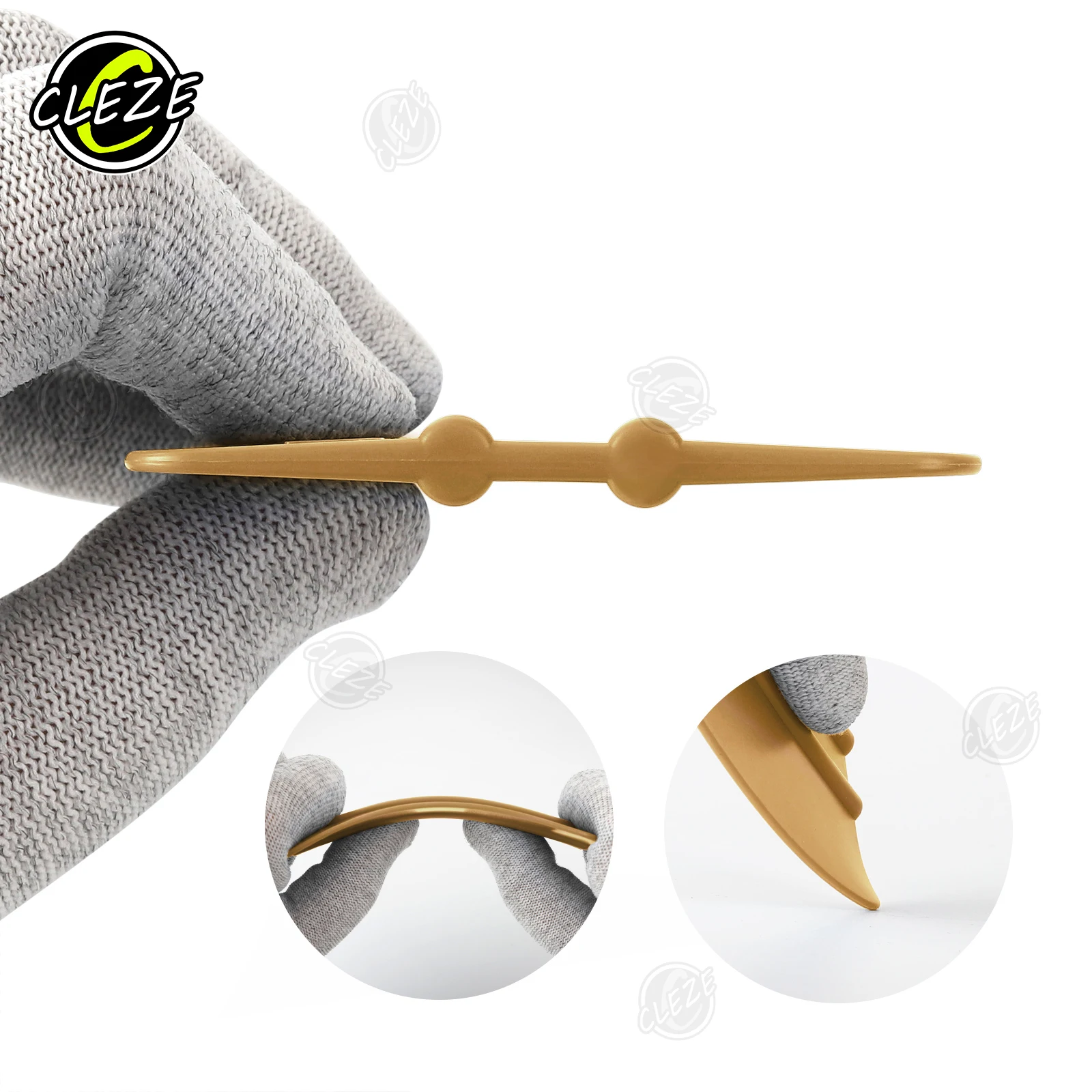 Рисунок 5 - пластиковый золотой скребок виниловая