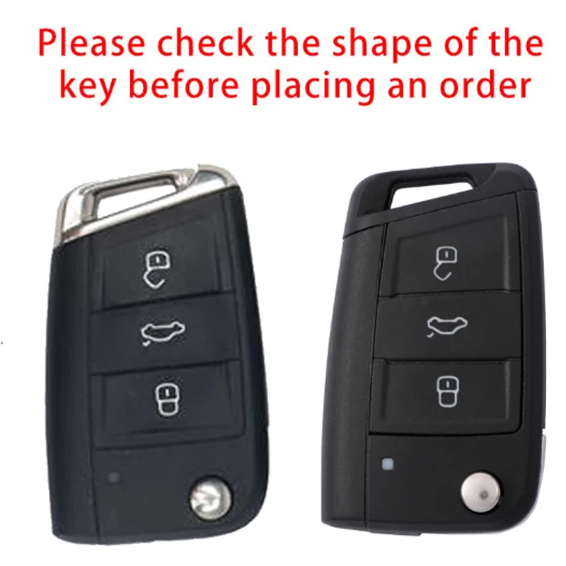 Car Key Case Cover For Volkswage VW Golf 5 Gti 7 Polo Golf 8 7 5 6 Mk6 7 R 7 Gtd Mk7 Mk4 Mk5 Skoda Fabia Octavia Seat Ibiza Leon