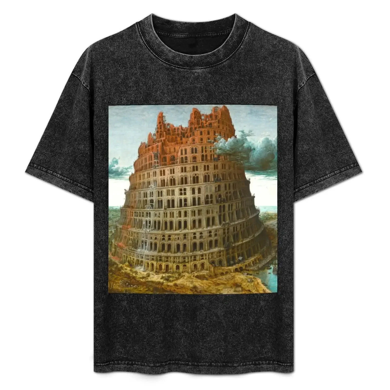 

HD. The (Little) Tower of Babel, by Pieter Bruegel the Elder. HIGH DEFINITION T-Shirt man t shirt designer T-Shirt