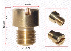 Size #65 to #100 M6*0.75 carburetor main Jet injectors Nozzle For Mikuni VM11/22 CVK PE PZ PWK Carburetor