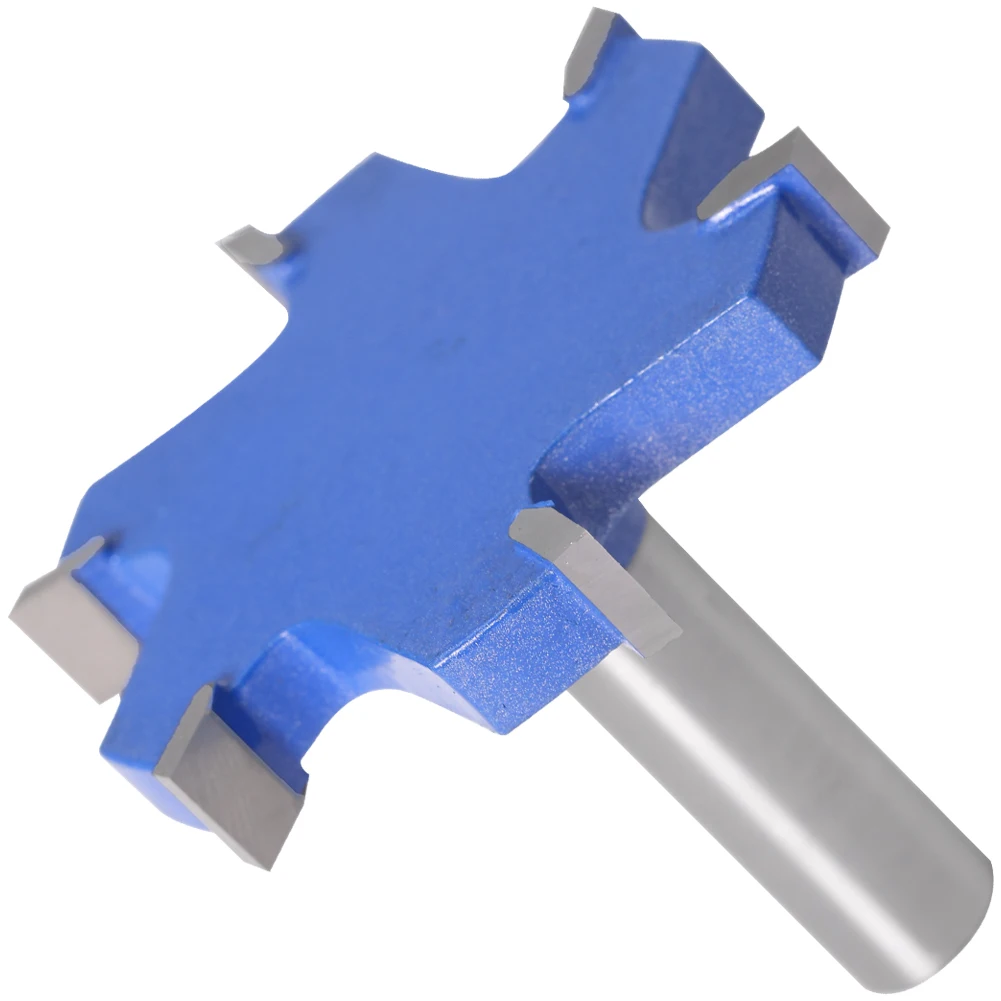 

1pc 1/2" Shank 12mm shank 6 Edge T Type Slotting Cutter Woodworking Tool Router Bits For Wood Industrial Grade Milling Cutter