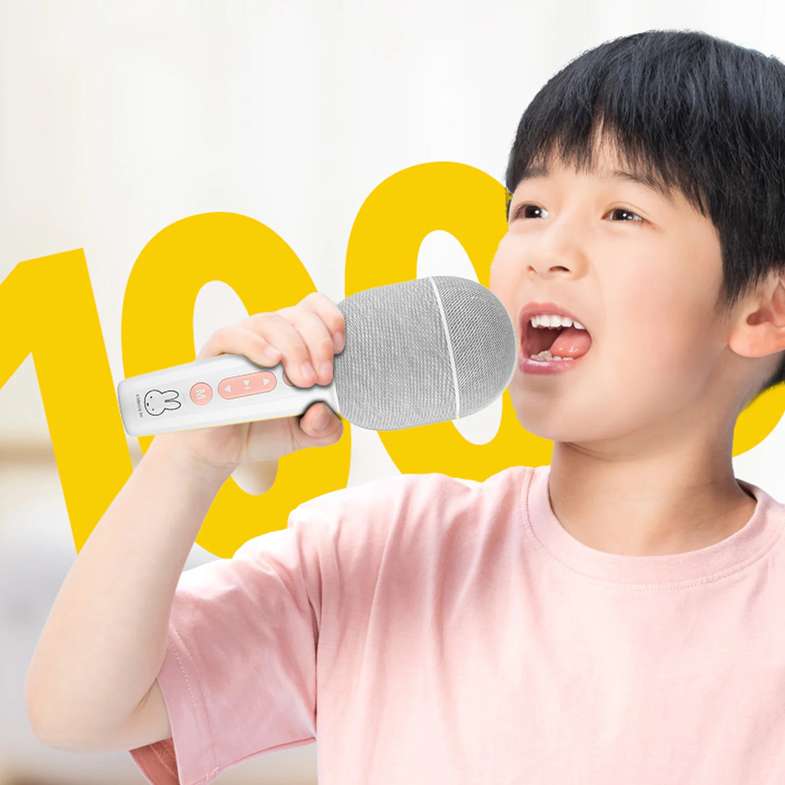 Miffy X Mipow Wireless Karaoke Microphone Bluetooth Handheld Portable Speaker Condenser microphon Home KTV Player for Kids Gift - Image 5