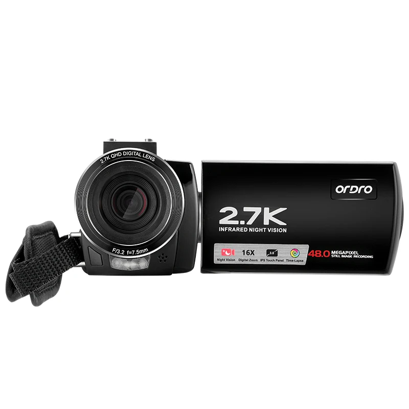 Videocamere per streaming live Vlog da viaggio 2.7K AE7 Fotocamera digitale per la registrazione