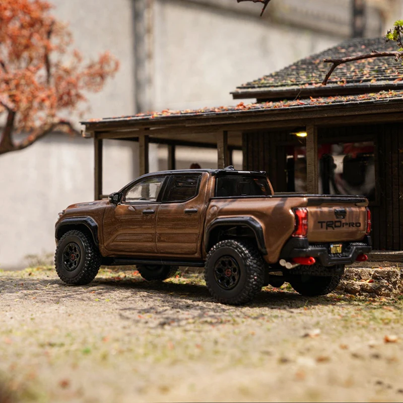 GCD Diecast 1:64 Scale 2024 Tacoma TRD Pro Alloy Car Model Finished Product Decoration Hobbies Souvenirs Gift Display