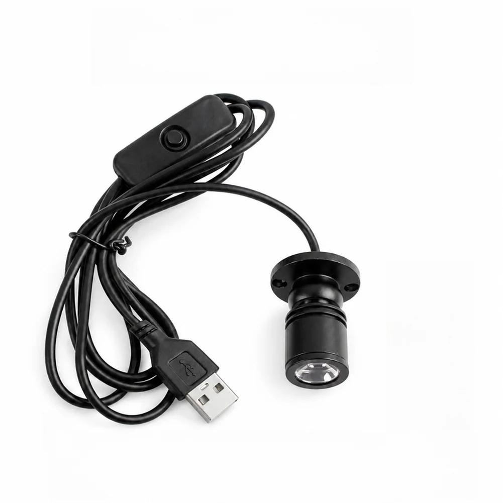 Adjustable For spotlight LED Lamp for 3d Printer USB 5V Power In-Line Push Button for Switch Tool-Free Round Base